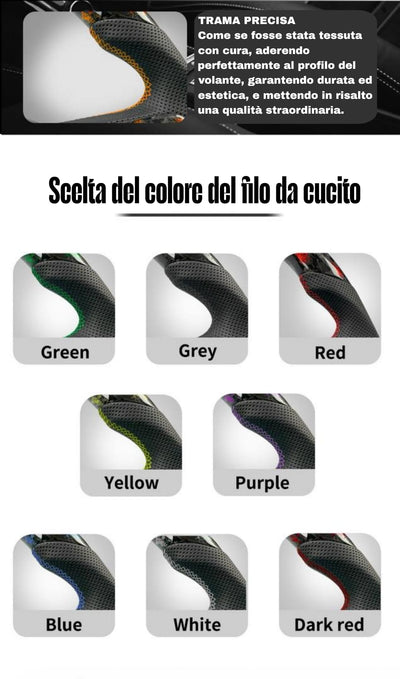 (PRENOTA) Volante Sportivo per Chevrolet Camaro (2009-2015), Carbonio, Customizzato in Pelle