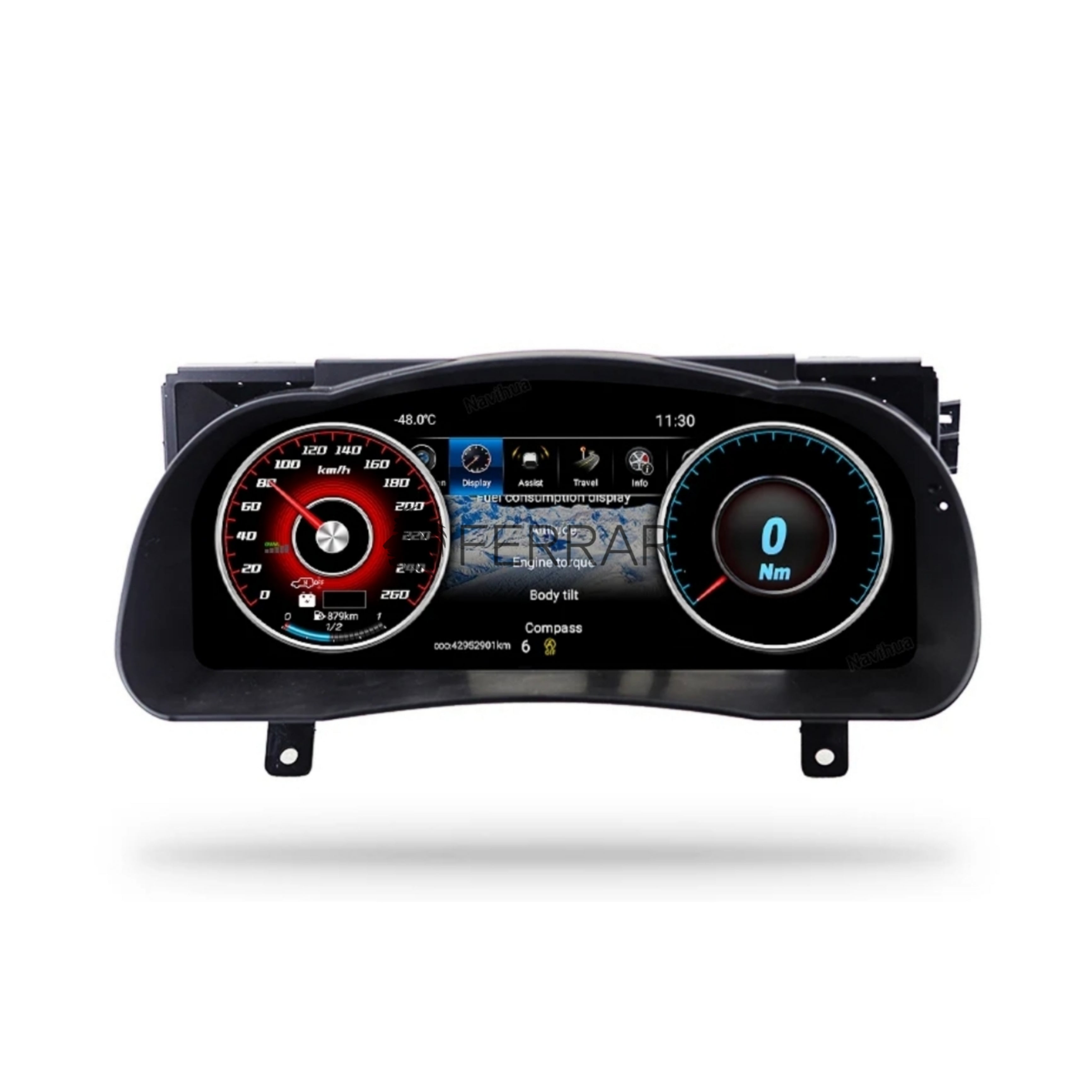 (PRENOTA) Virtual Cockpit 12.3" per Toyota Highlander (2013-2019), HD Ultra, CarPlay e Android Auto