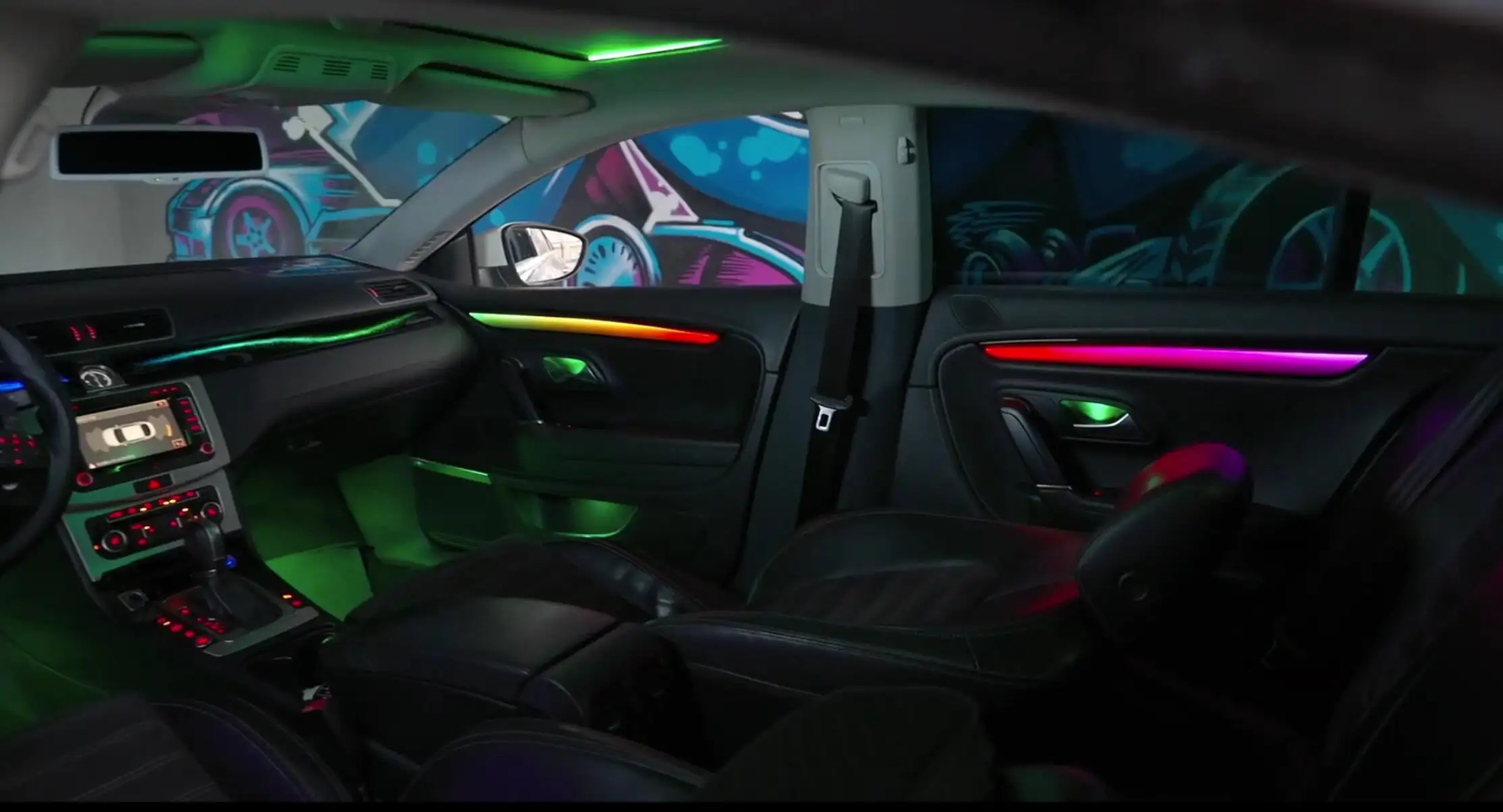 (PRENOTA) Ambient Light per Volkswagen CC Passat B7 (2011-2016), 256 Colori, APP