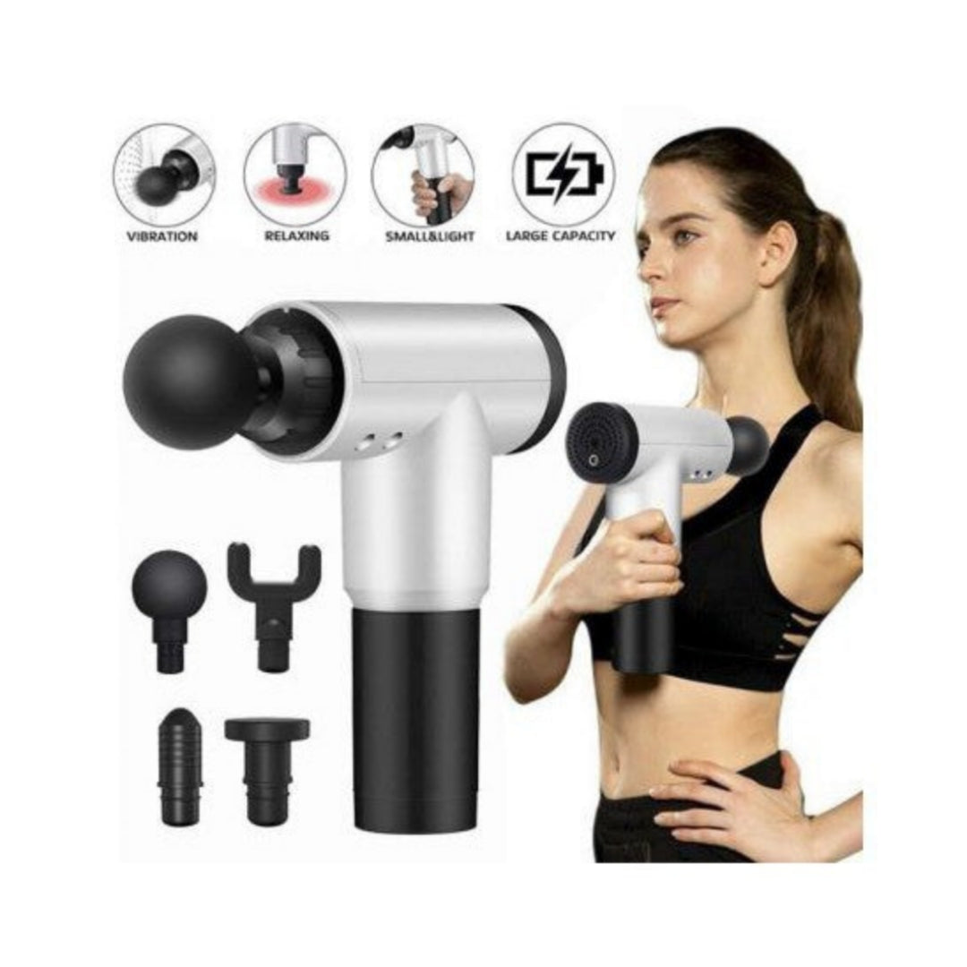 Massaggiatore Muscolare, Regolazione Velocità, Accessori, Vibrazione, Terapia Muscolare