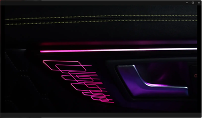 (PRENOTA) Ambient Light per Mercedes GLK x204 (2008-2015), 256 Colori, APP