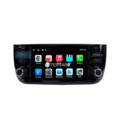 Autoradio per Fiat Punto Evo 7" (2010-2018) Android, Bluetooth, CarPlay, Android Auto, 4GB/8GB Ram