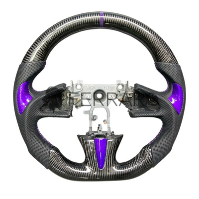 (PRENOTA) Volante Sportivo per Infiniti Q50 (2013-2019), Carbonio, Customizzato in Pelle
