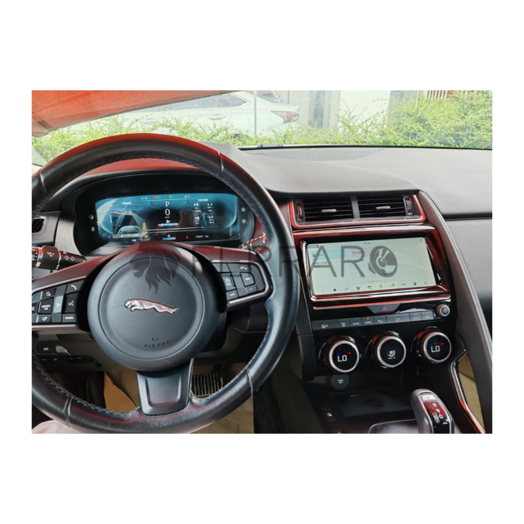 (PRENOTA) Virtual Cockpit 12.3" per Jaguar E-Pace (2017-2021), HD Ultra, CarPlay e Android Auto