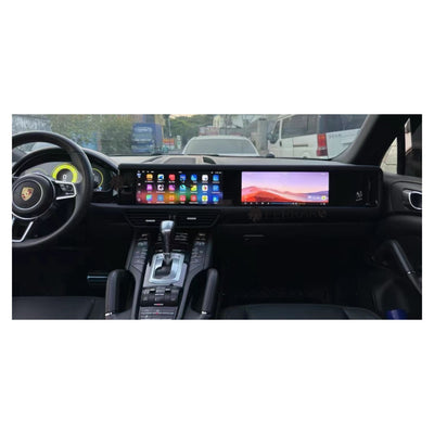 (PRENOTA) Autoradio per Porsche Cayenne 12.3" + 12.3" (2010-2017) Android, Bluetooth, CarPlay, Android Auto, 6/128GB Ram