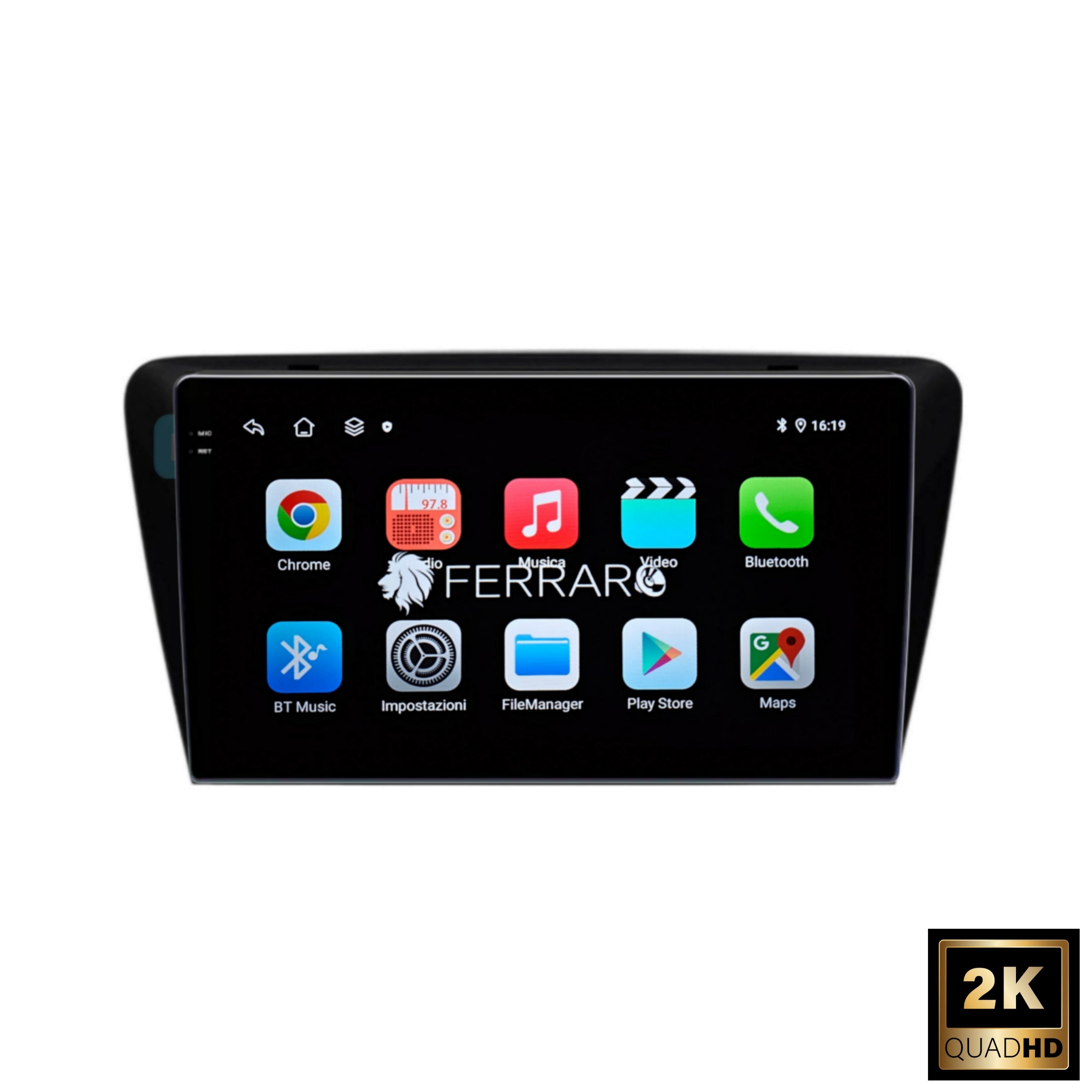 Autoradio per Skoda Octavia 3 10.1" 2K | 2012-2019 | Android | Bluetooth | CarPlay | Android Auto | 4/64GB Ram