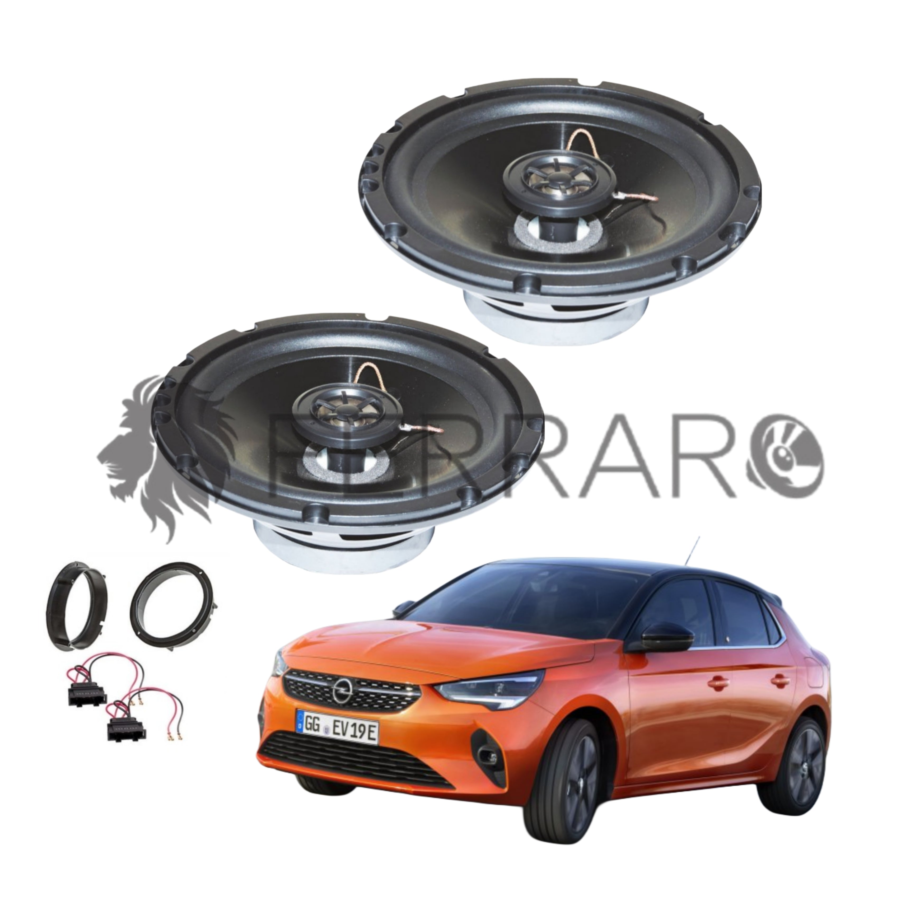 FerraroStore Kit 2 Altoparlanti, ASC-652PC, Anteriori, Opel Corsa F dal 2019>
