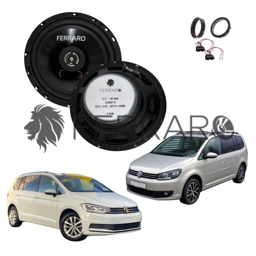 FerraroStore Kit 2 Altoparlanti, ASC-652PC, Posteriori, VW Touran 1ª e 2ª Serie (2003-2024)