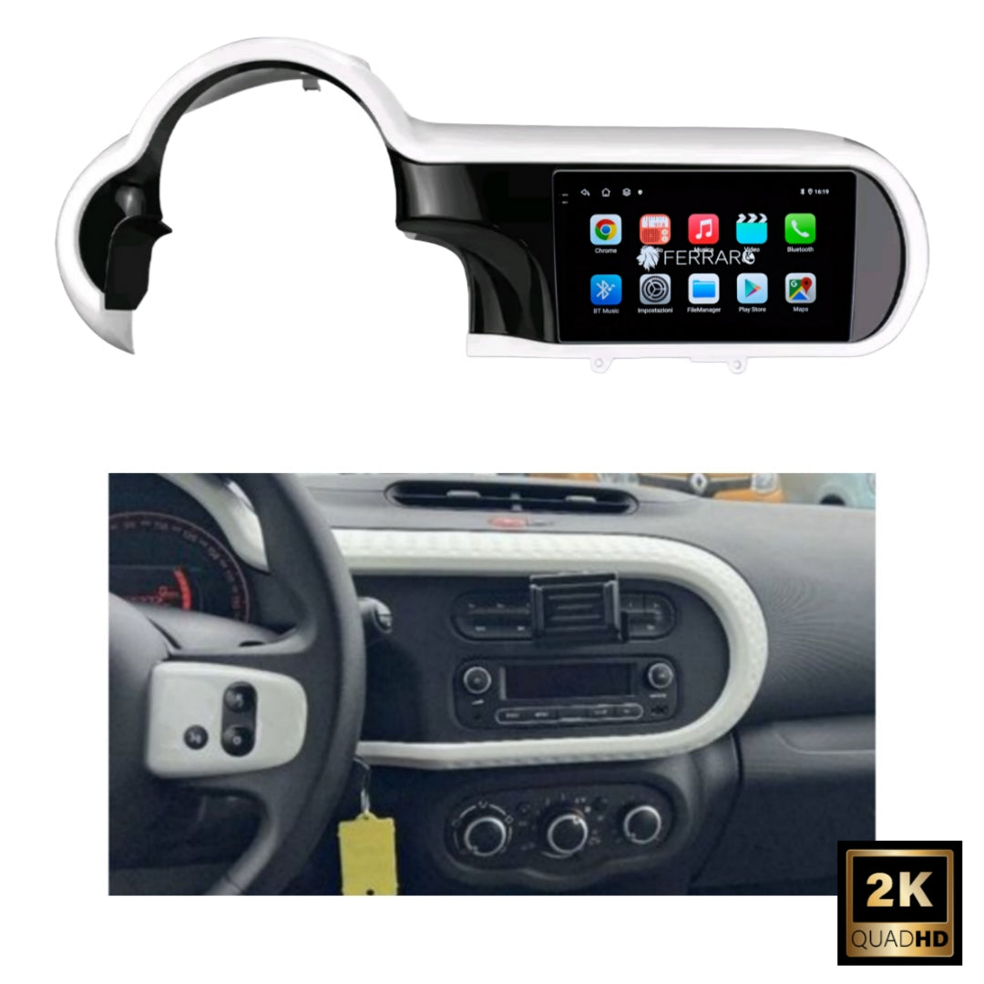 Autoradio per Renault Twingo III 9" 2K (2014-2024) Android, Bluetooth, CarPlay, Android Auto, 12/256GB Ram