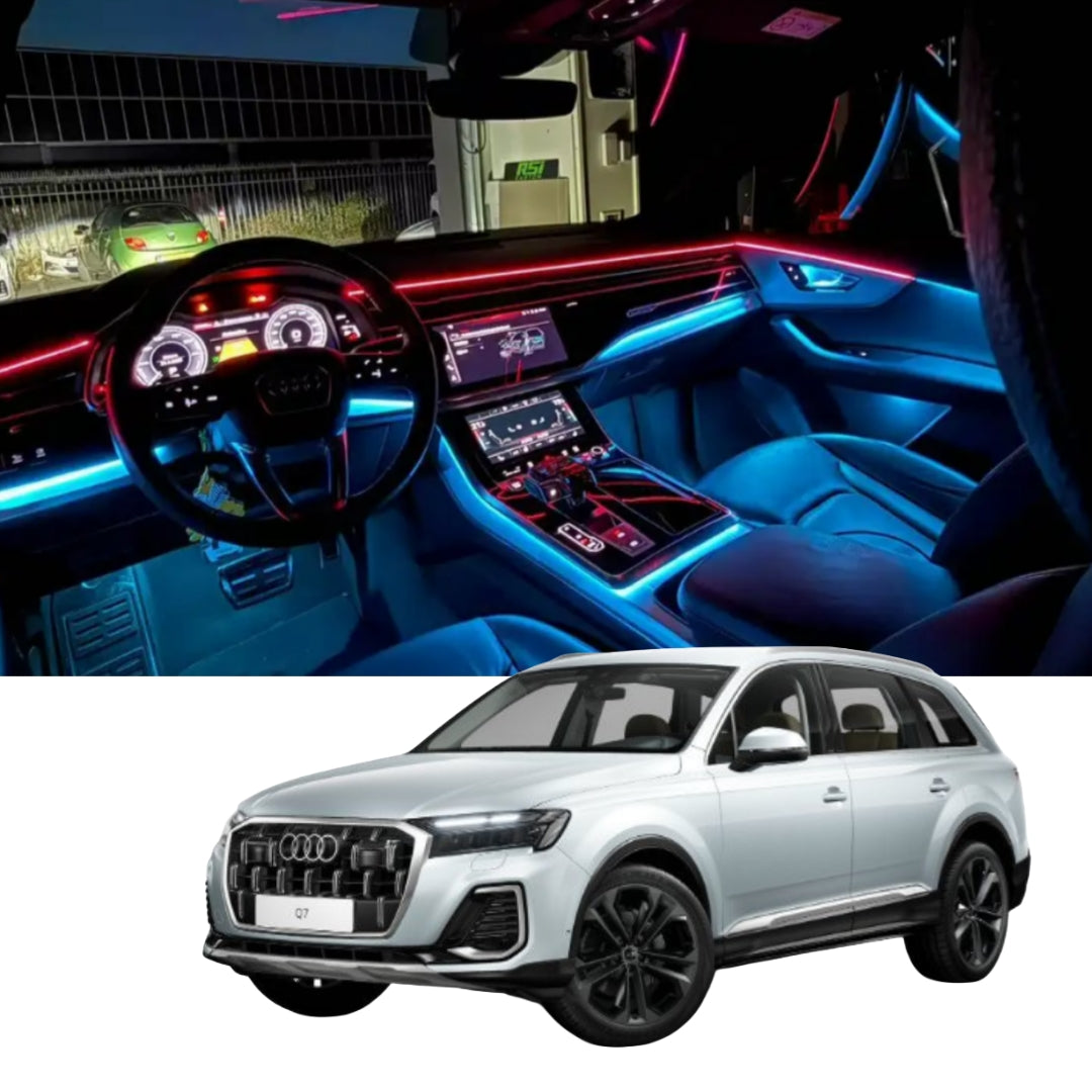 (PRENOTA) Ambient Light per Audi Q7 (2020-2025), 256 Colori, APP
