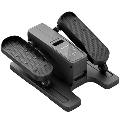 SPORTNOW Mini Ellittica da Scrivania, Manuale/Automatica, 12 Velocità Regolabili per Casa.