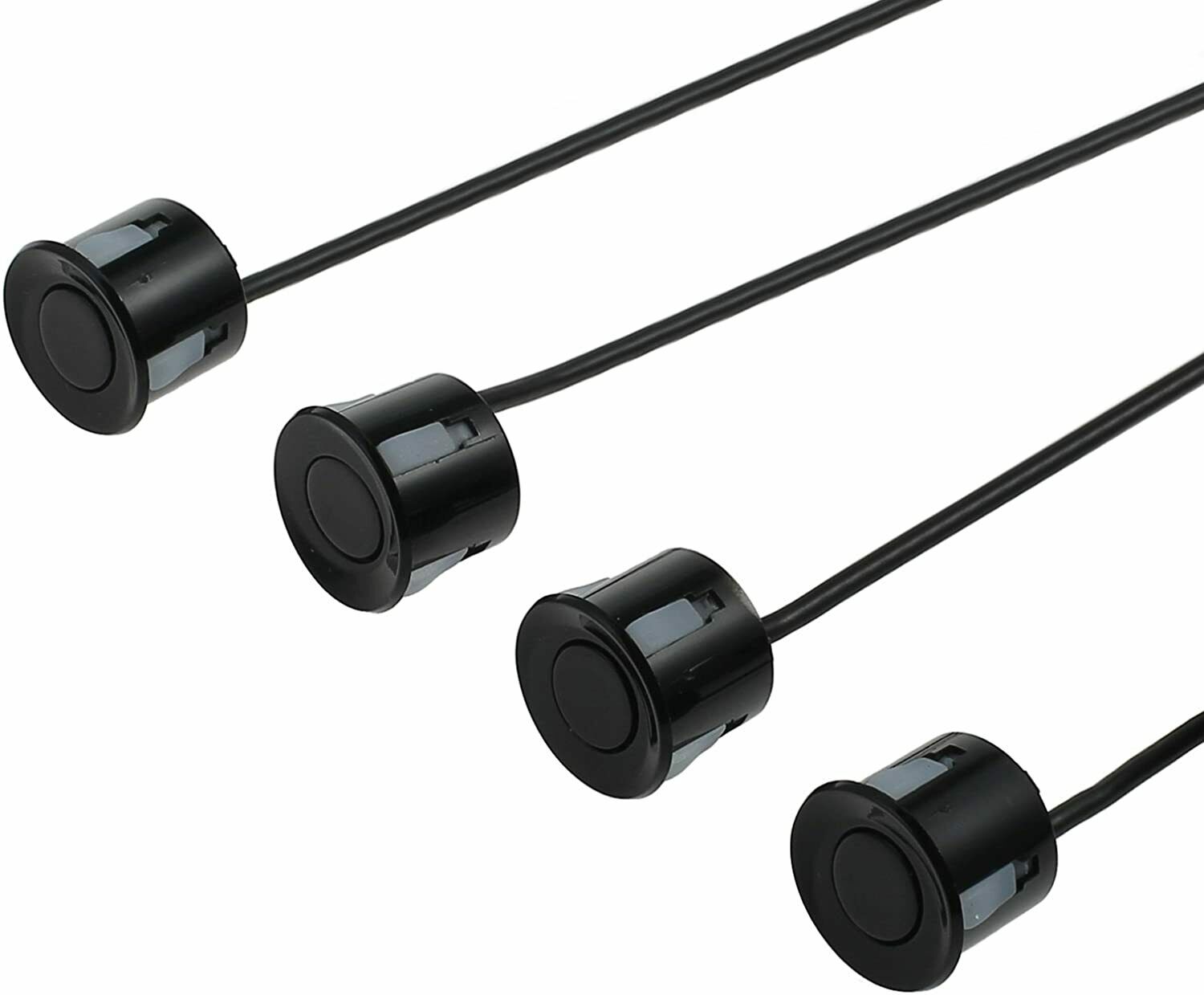 Sensori di Parcheggio, Display LED, Avviso Acustico, Retromarcia, Kit Capsule