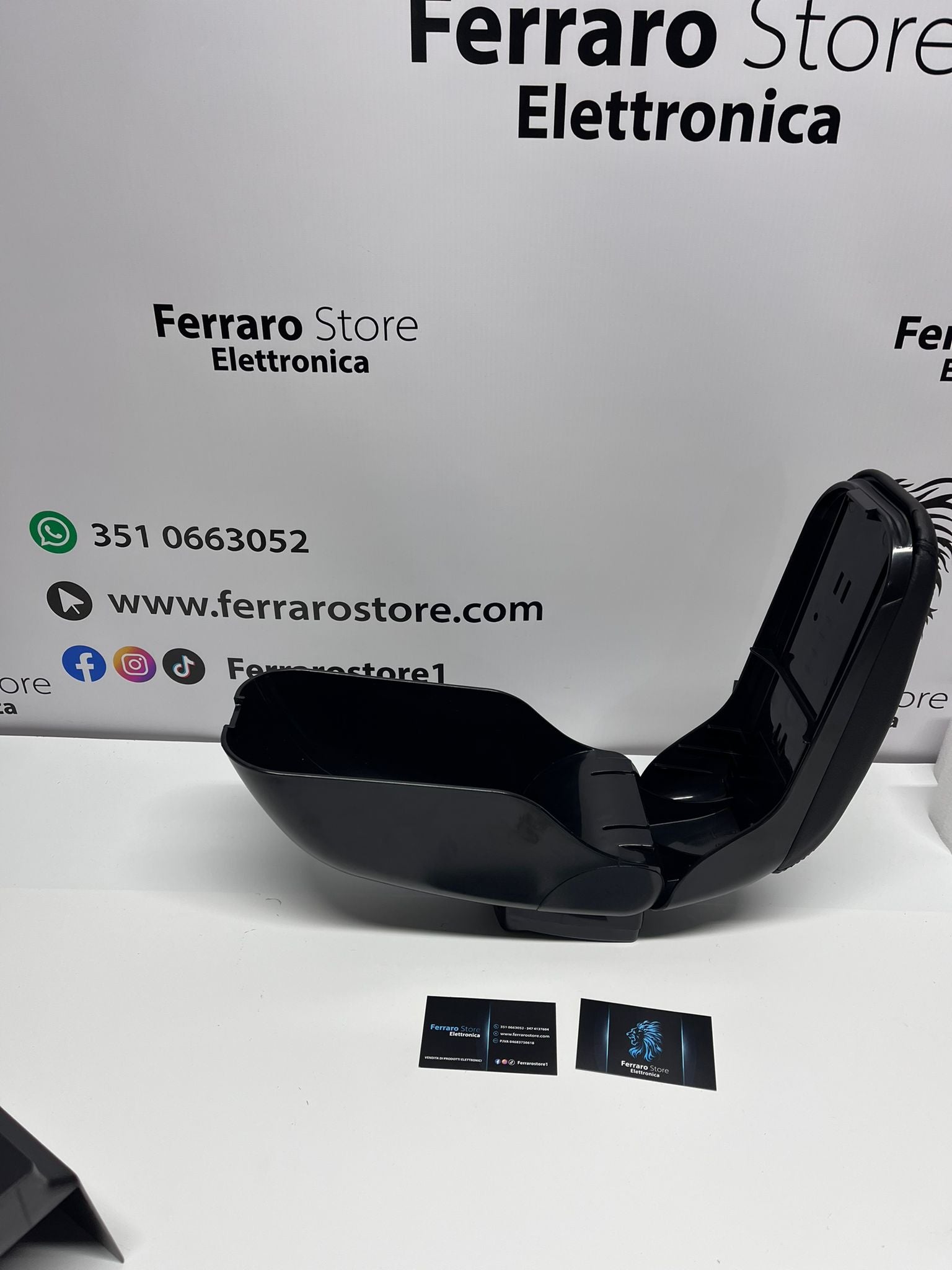 Bracciolo Universale, Per Auto, Poggiabraccio, Alta Qualità, in Pelle, Portaoggetti