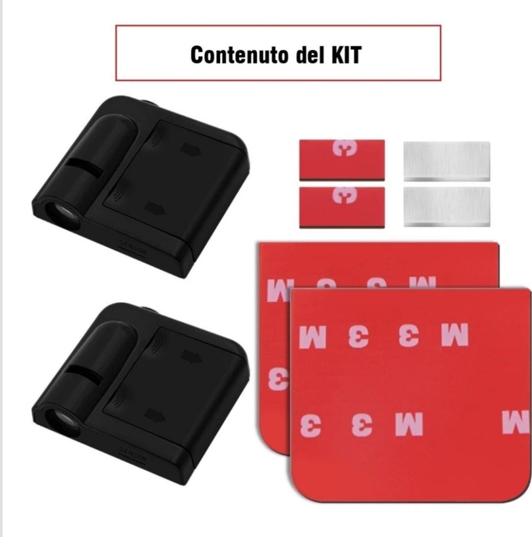 Luce Cortesia Citroen | Universale | Adesivo | Batteria (NO INCL.)