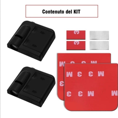 Luce Cortesia Volkswagen | Universale | Adesivo | Batteria (NO INCL.)