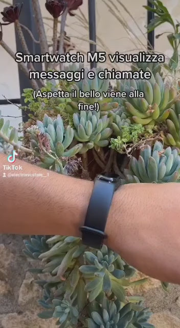 Smartwatch 0.69", Intelligente, Bluetooth, Attività, Chiama, Compatibilità Android & iOS
