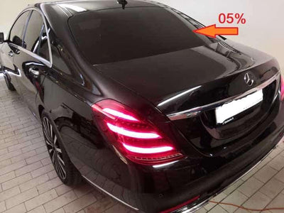 Car Tinting Film - 75x300cm, Car Glass, BLACK 5% VLT [BLACK]